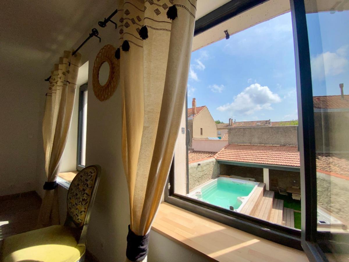Les Bulles de Carca - Maison avec spa de nage Carcassonne Extérieur photo